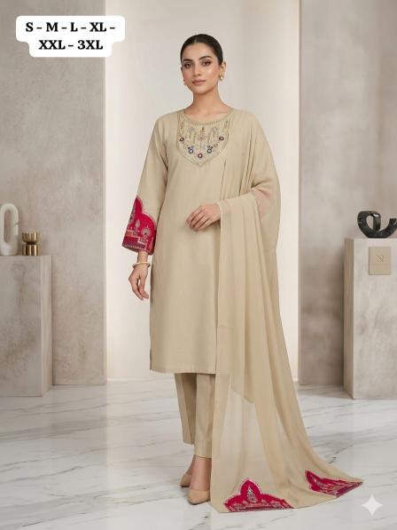 Krunique 3pcs wholesale cotton kurtis catalogue 